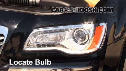 Headlight Bulb Replacement: 2012 Chrysler 300 Limited 3.6L V6